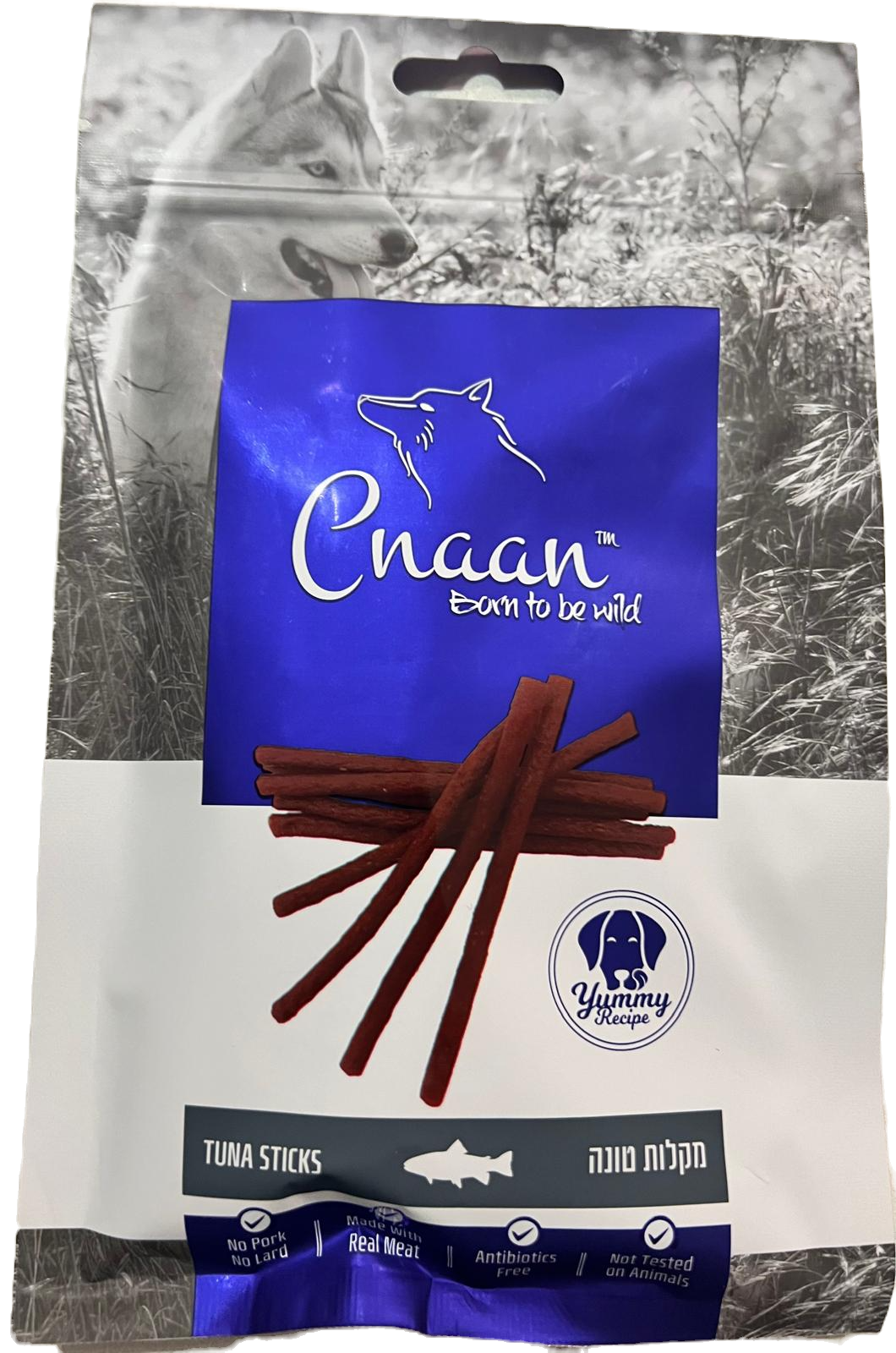 חטיף כנען לכלב - מקלות טונה 100 גרם