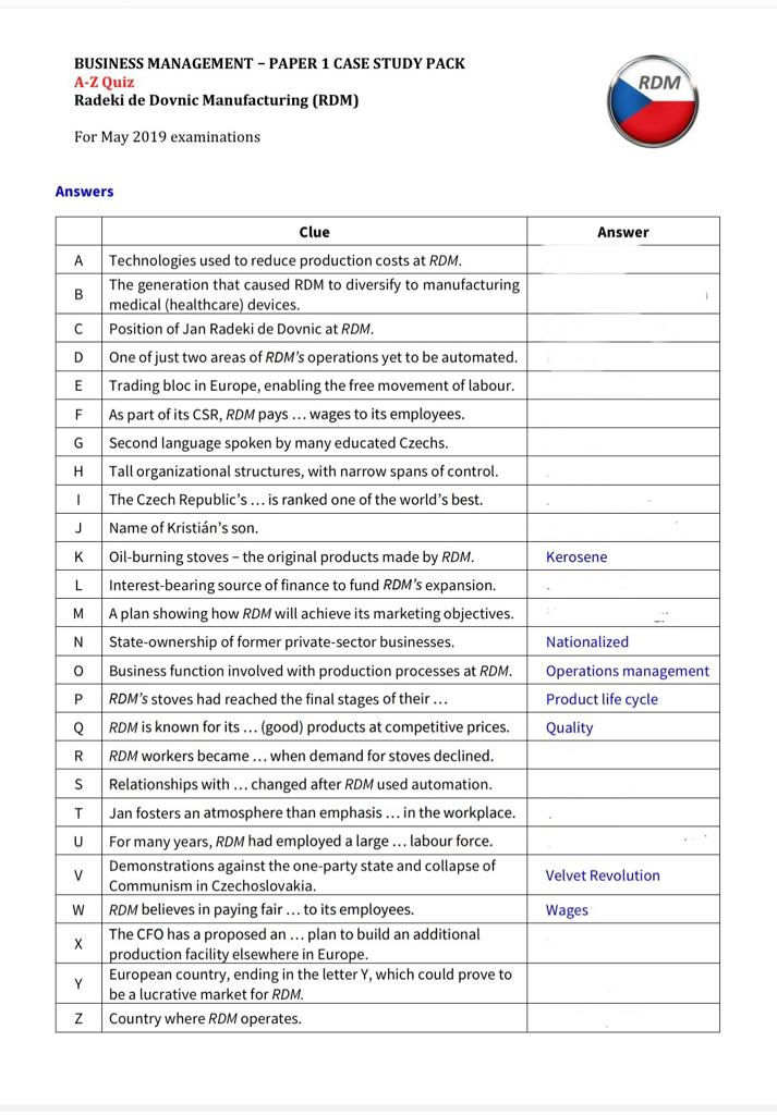 Thumbnail: Paper 1 Case Study for May 2019