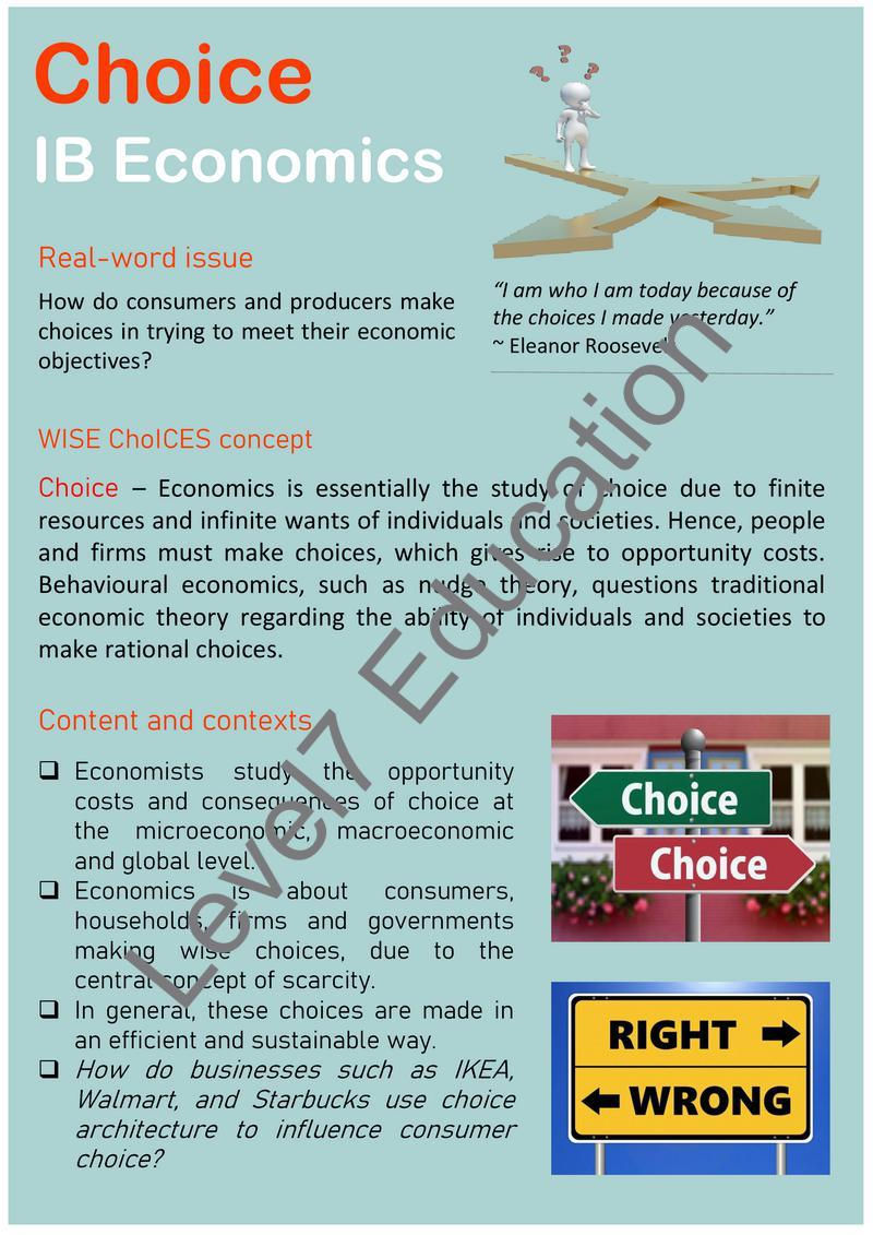 Thumbnail: WISE ChoICES Concepts Poster Pack