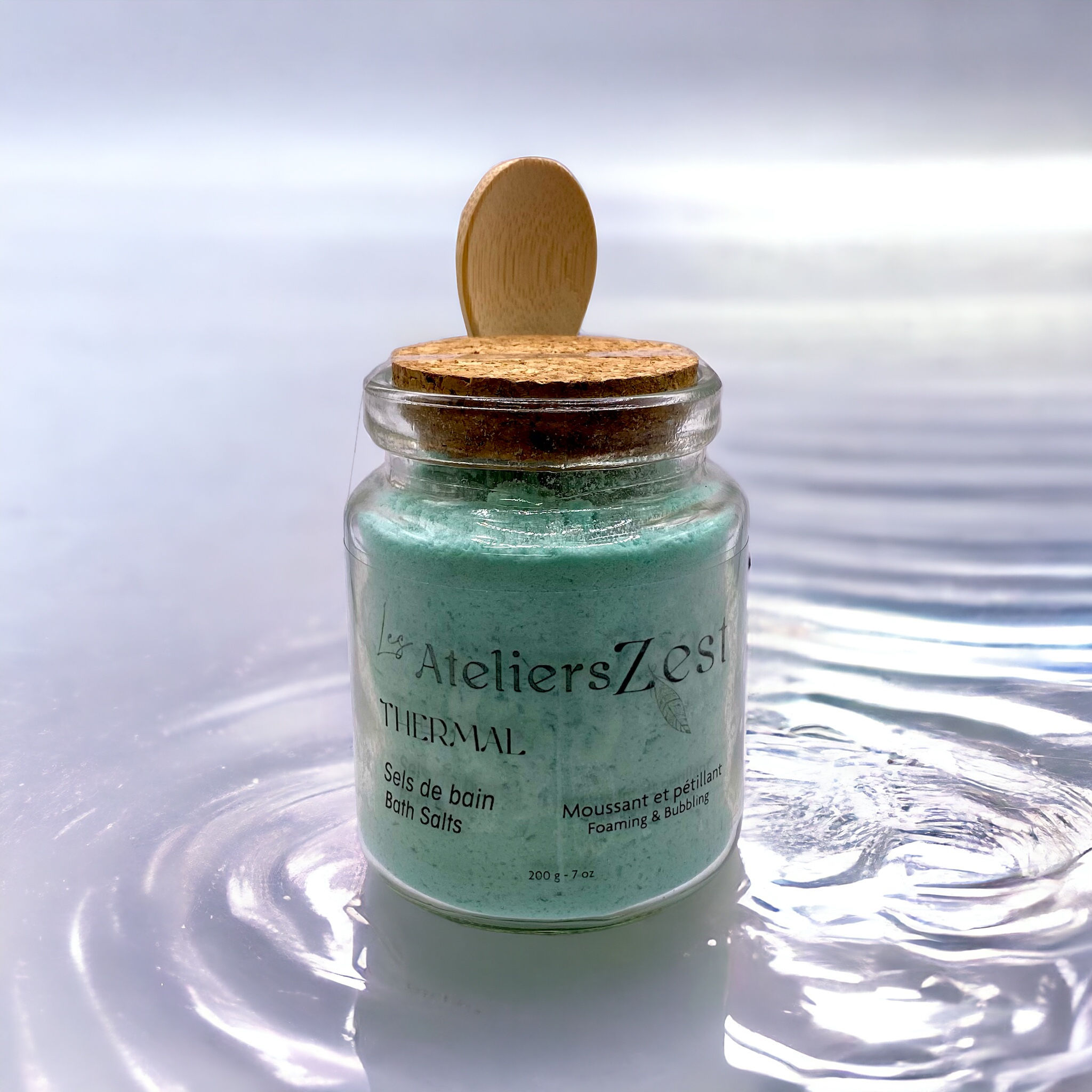 Sels de bain moussants et pétillants