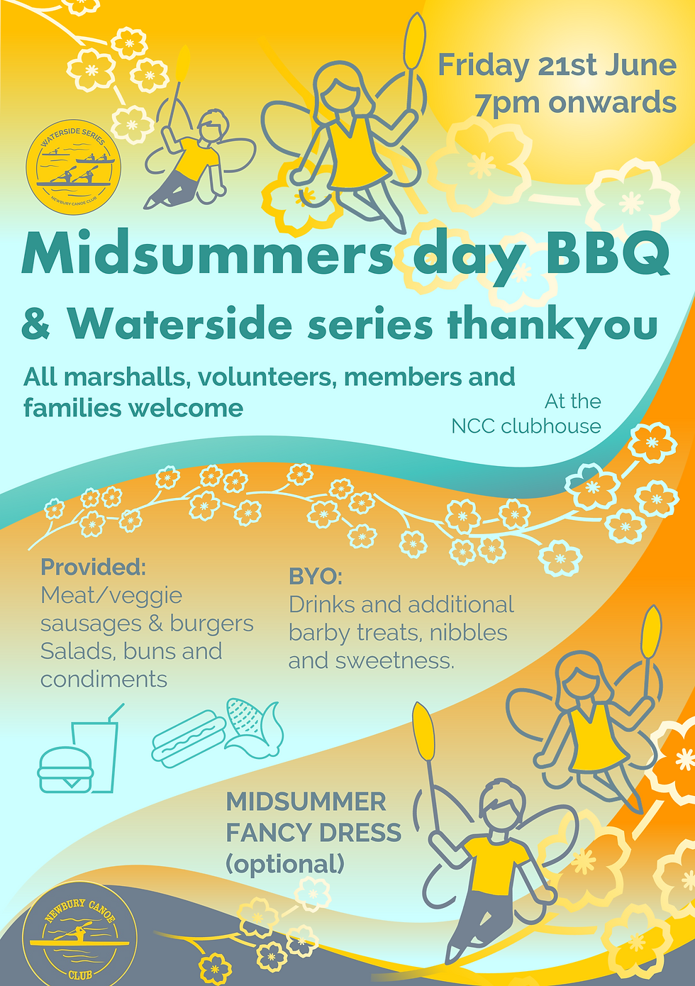 Midsummers NCC & Waterside barbeque