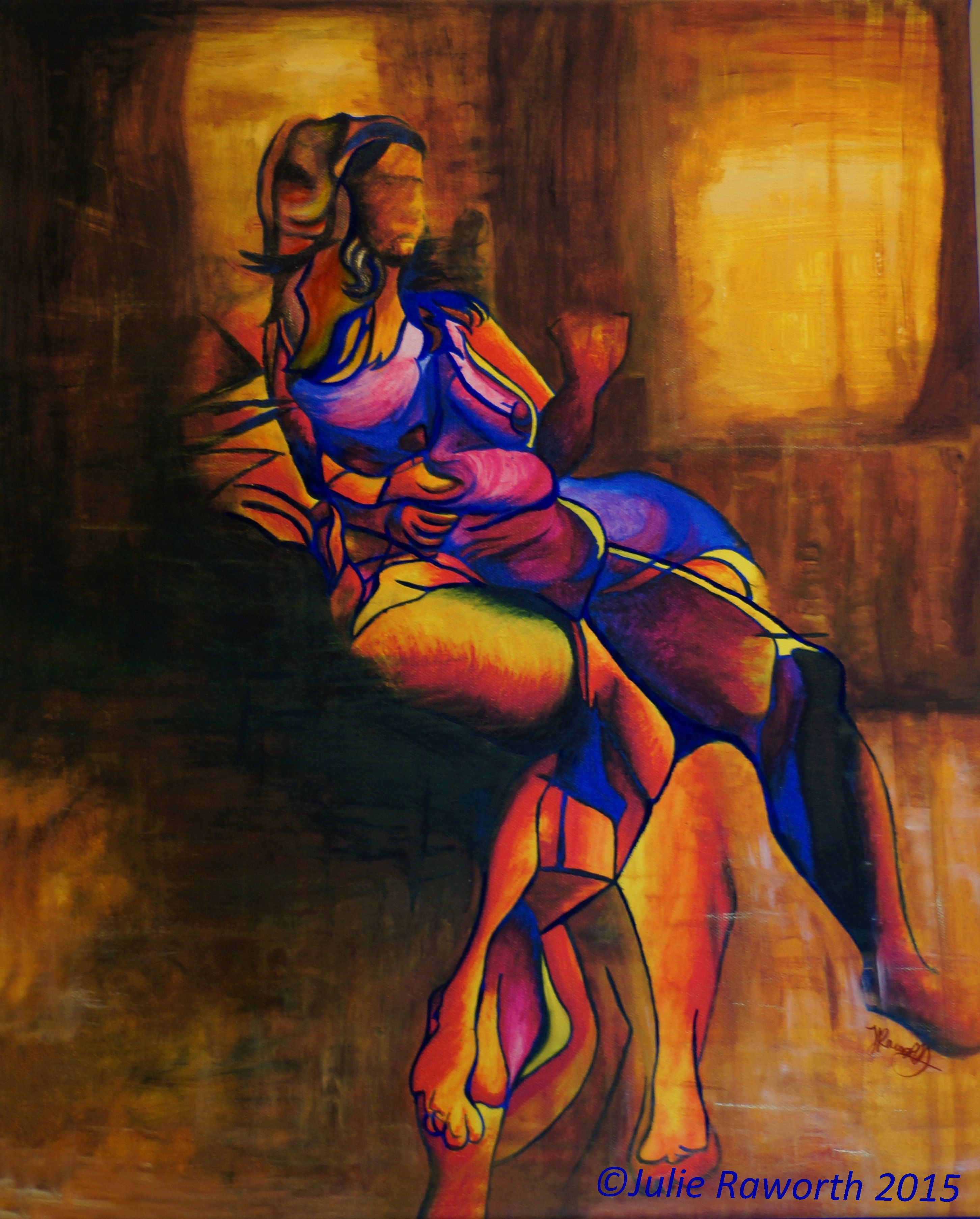 ANXIETY - Original, framed