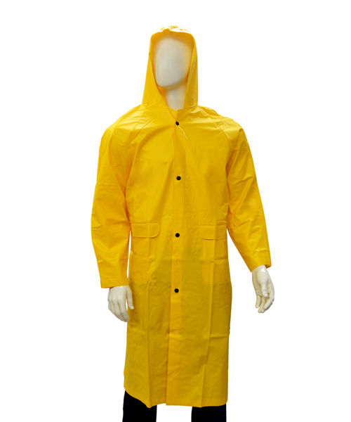 Miniatura: GABAN PVC IMPERMEABLE PARA LLUVIA COLOR AMARILLO Y NEGRO