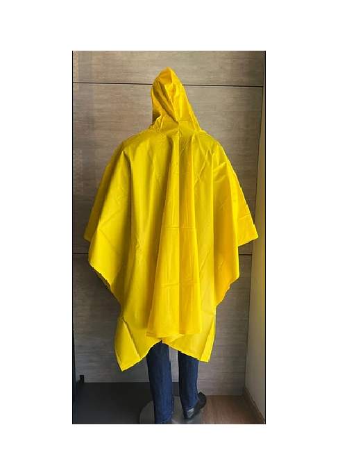 Miniatura: CAPA O PONCHO  PVC PARA  LLUVIA  IMPERMEABLE COLOR AMARILLO Y NEGRO