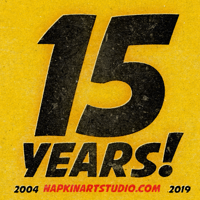 15 Years of Napkin Art Studio!!!