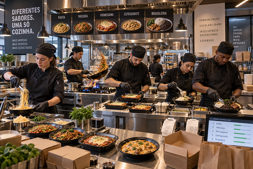 Uma Cozinha, Várias Marcas: Como Diversificar o Delivery Sem Abrir Outro Restaurante