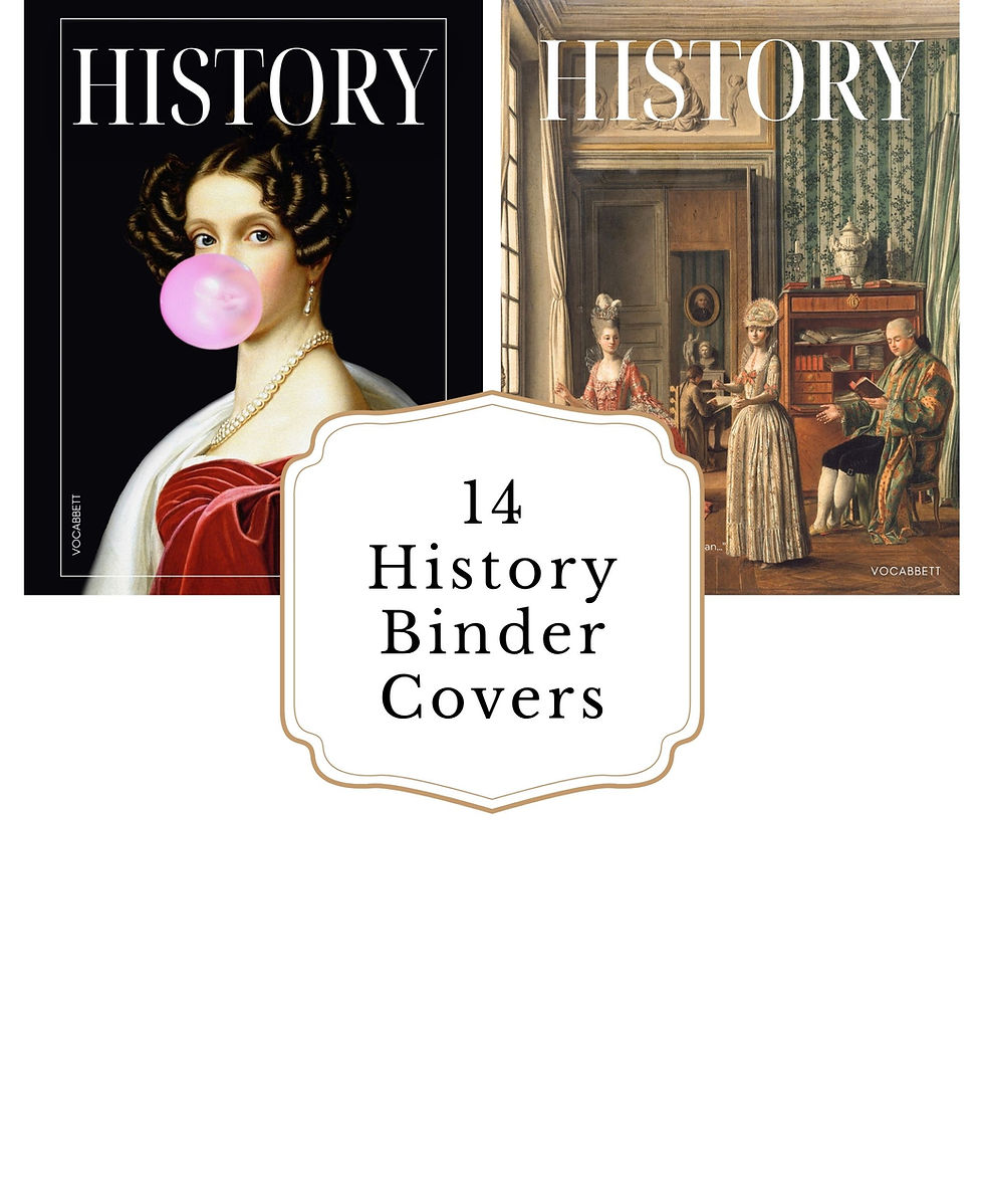 Thumbnail: History Binder Covers | 14 Classical Designs