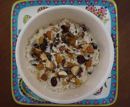 Muesli café da manhã nutritivo