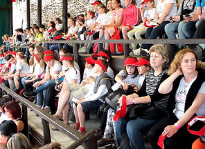 Koniec roku szkolnego na zamku w Wysehradzie