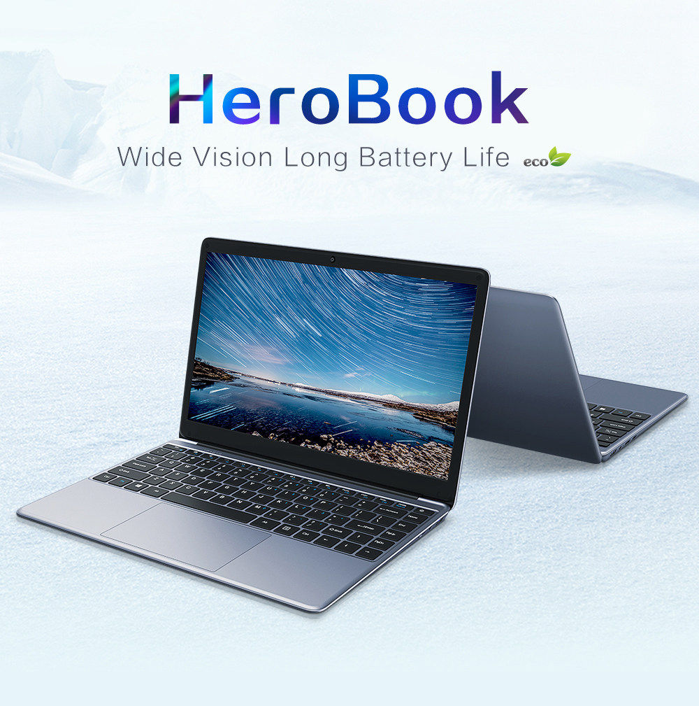 CHUWI HeroBook 14.1 Inch 1920*1080 Laptop Windows 10 Intel E8000 Quad Core