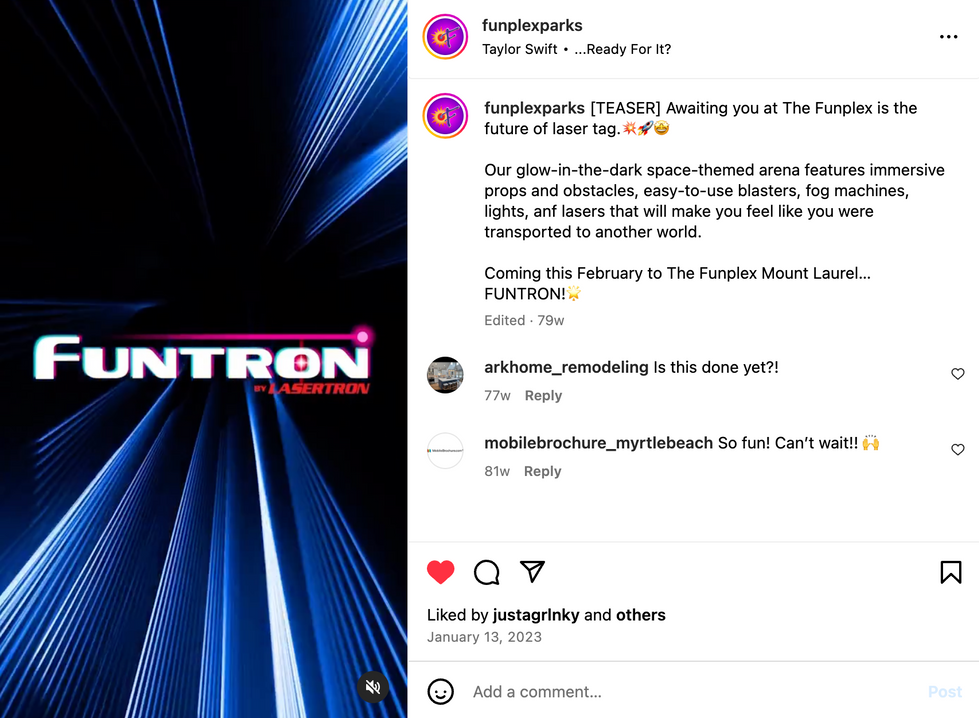 Funtron Instagram Post