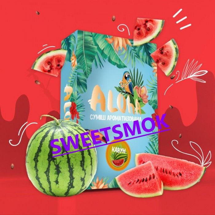 Безникотиновая Смесь Aloha (Арбуз) 100 грамм