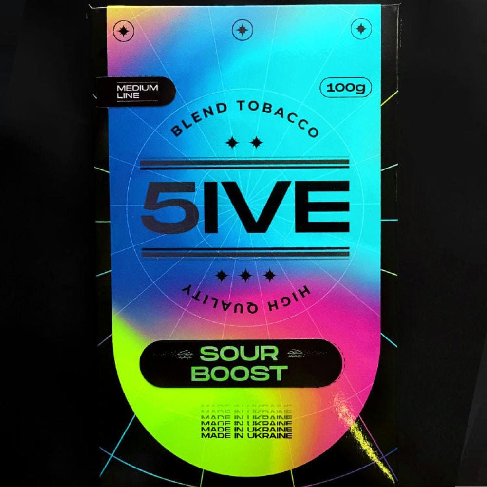 Табак 5IVE Medium Line Sour Boost (Кислый) 100 гр