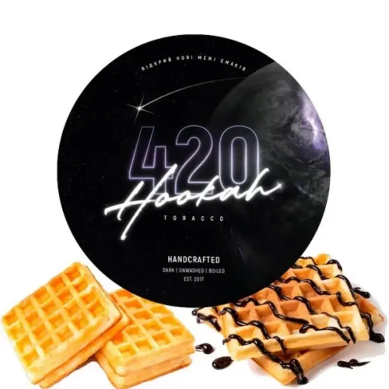 Табак для кальяна 420 Dark Line Waffle 100 г вафли