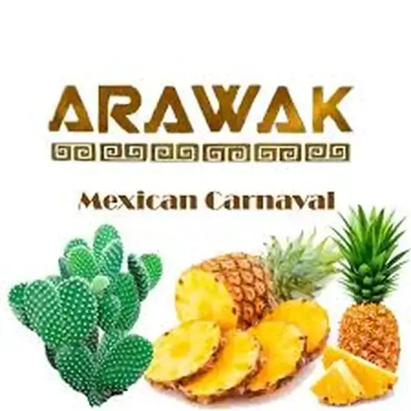 Табак для кальяна Arawak Mexican Carnaval 250 г — ананас, кактус и тропический фруктовый микс, легкая линейка Arawak Light