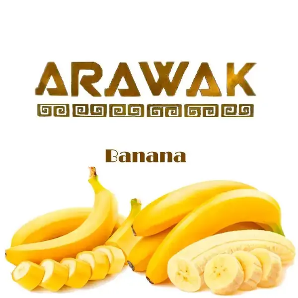 Табак для кальяна Arawak Banana 250 г — сладкий вкус банана, мягкий фруктовый аромат, легкая линейка Arawak Light