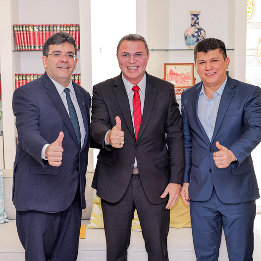 Deputado Rubens Vieira participa de reuniões com foco em demandas para Teresina e Buriti dos Lopes ao lado do governador Rafael Fonteles