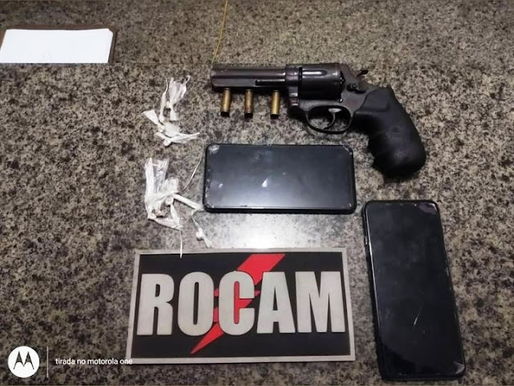 Policiais da ROCAM apreendem revólver, recuperam celulares e prendem suspeitos em Parnaíba