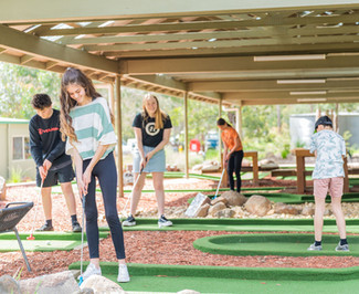 18 hole mini golf course, Kyneton, Victoria