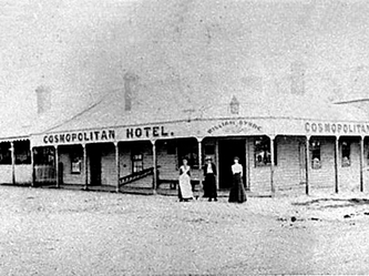 The Cosmopolitan Hotel - date unknown.

Source: Trentham Historical Society