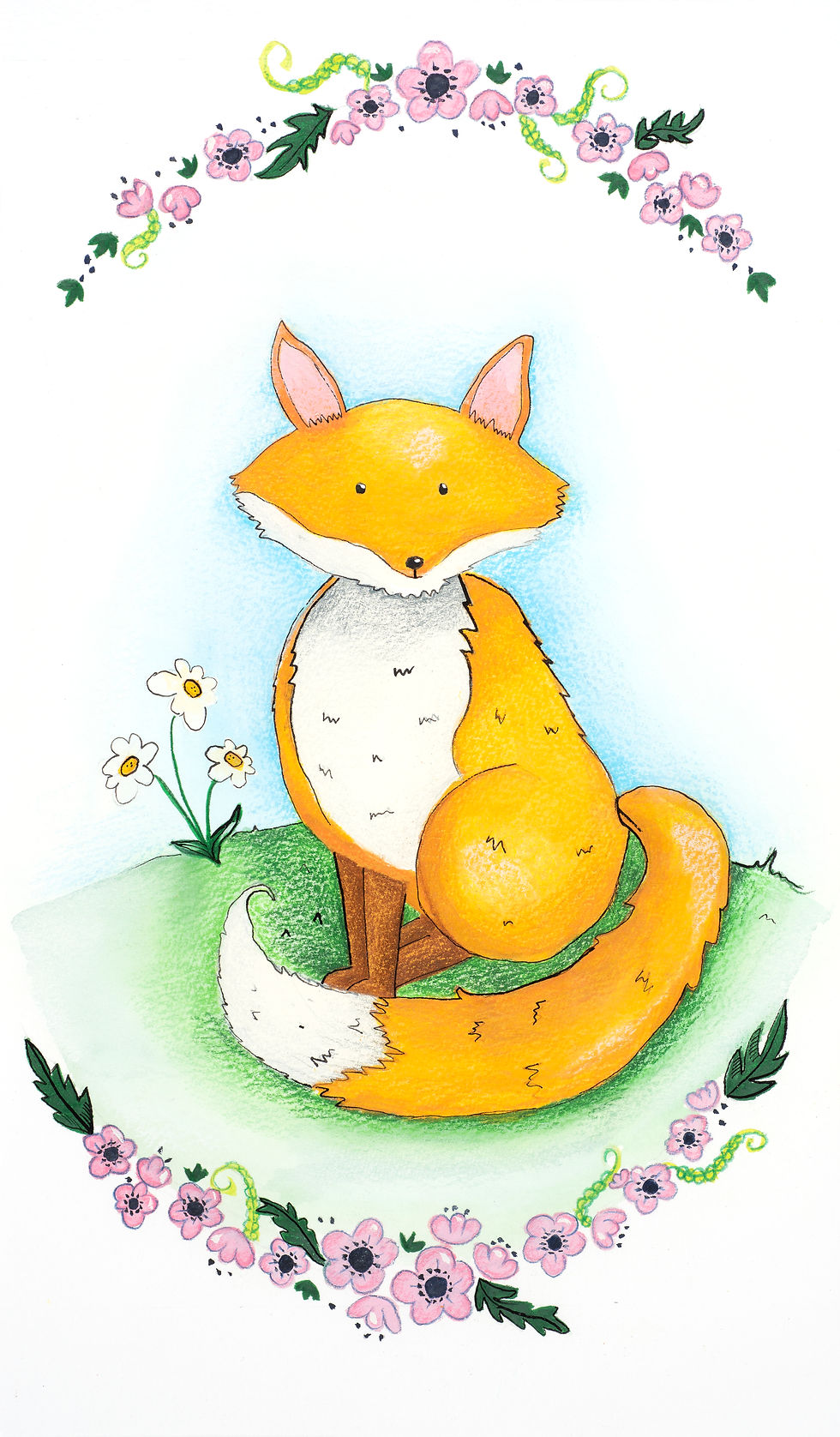 Woodland Fox Fine Art Print