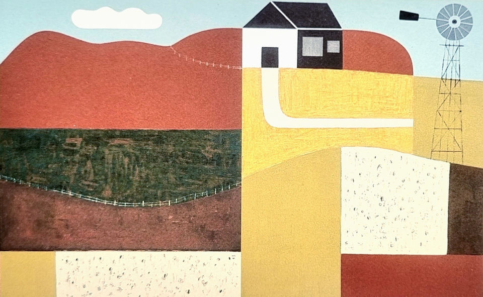 Jill Noble Artist Artwork, Little place in Red Hill, 2017