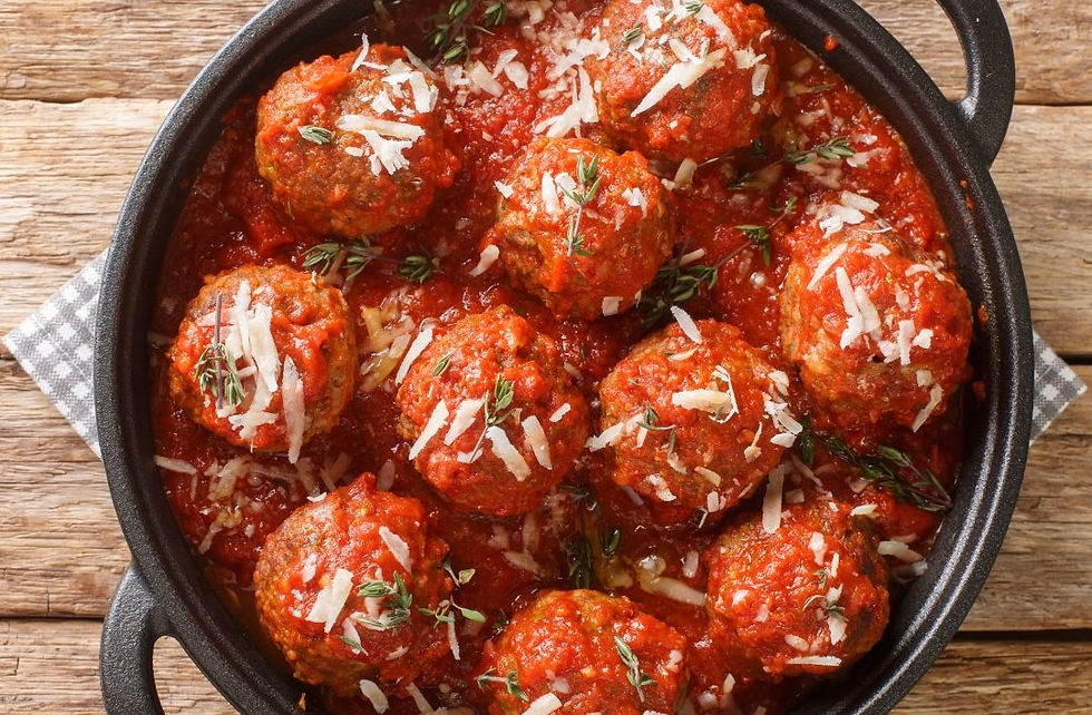 POLPETTA DI MANZA (Serves 4)