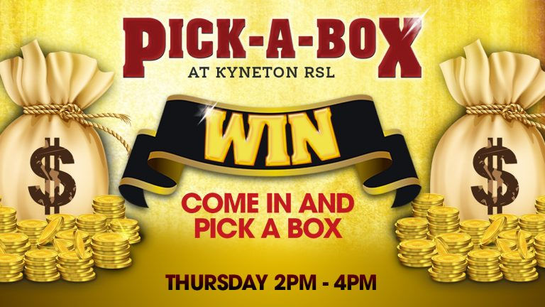Thursday Pick a Box day 2pm -4pm