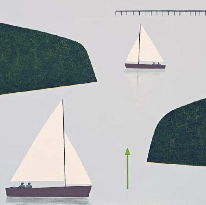 Jill Noble Artist Artwork, Winter Sail, 2011