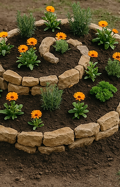 Kräuterspirale fertig.png