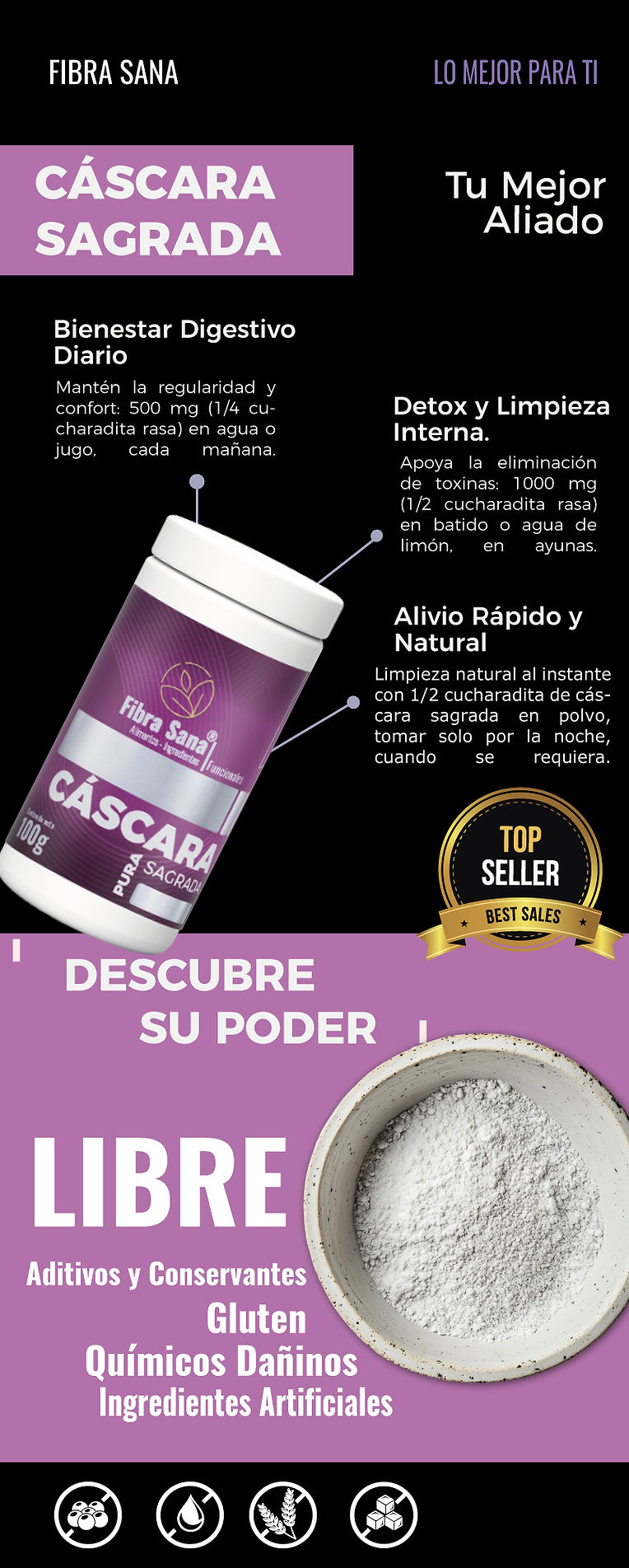 Cáscara Sagrada Pura