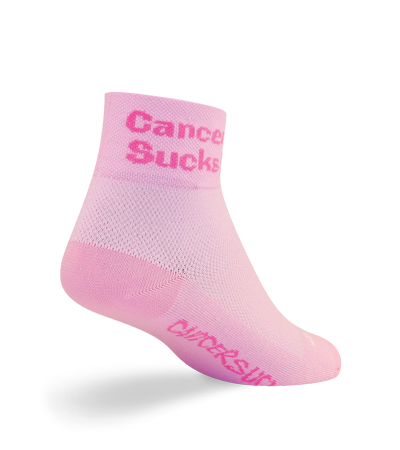 Cancer Sucks Socks - Pink