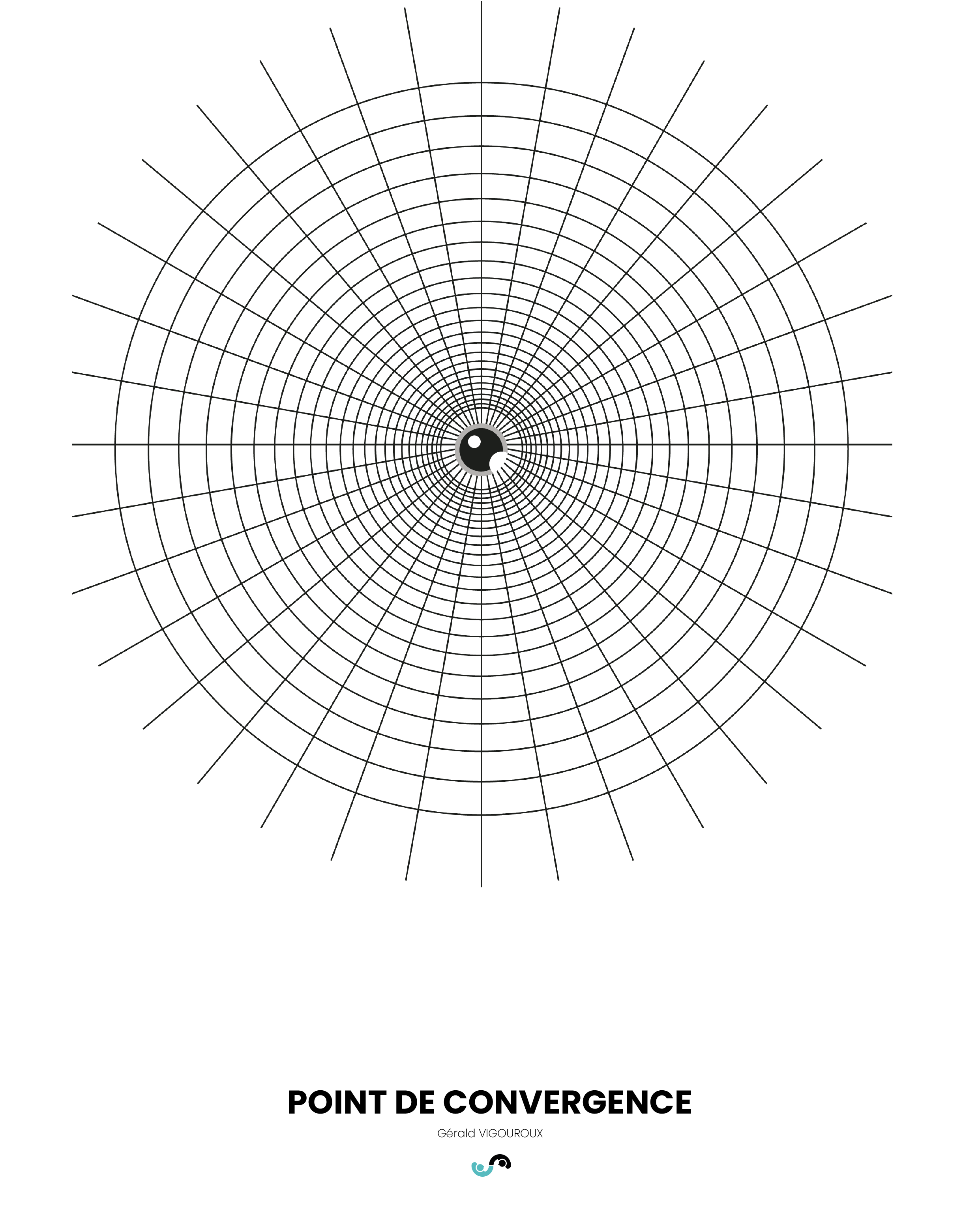 Affiche "Point de convergence"