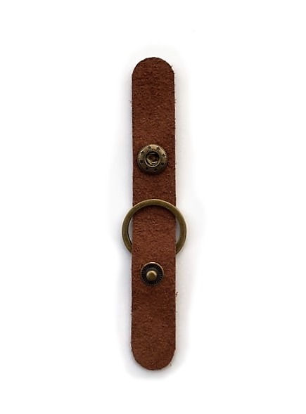 Thumbnail: leather key fob/chestnut - 10 options