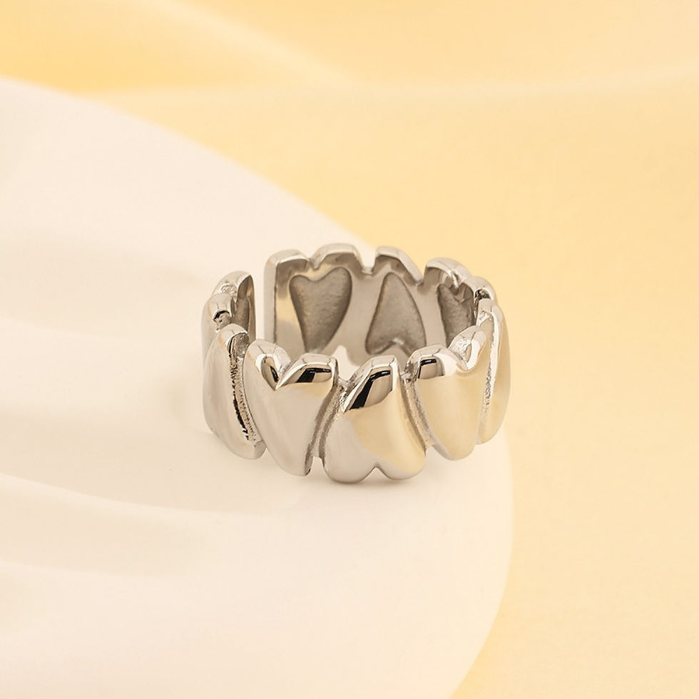 Miniatura: Anillo de acero Chári