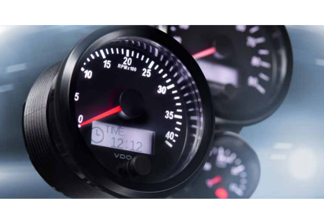 SingleViu 3 1/8in (80mm) tachometer