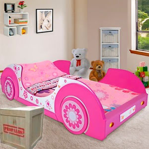 CAMA CARRO PARA NIÑA