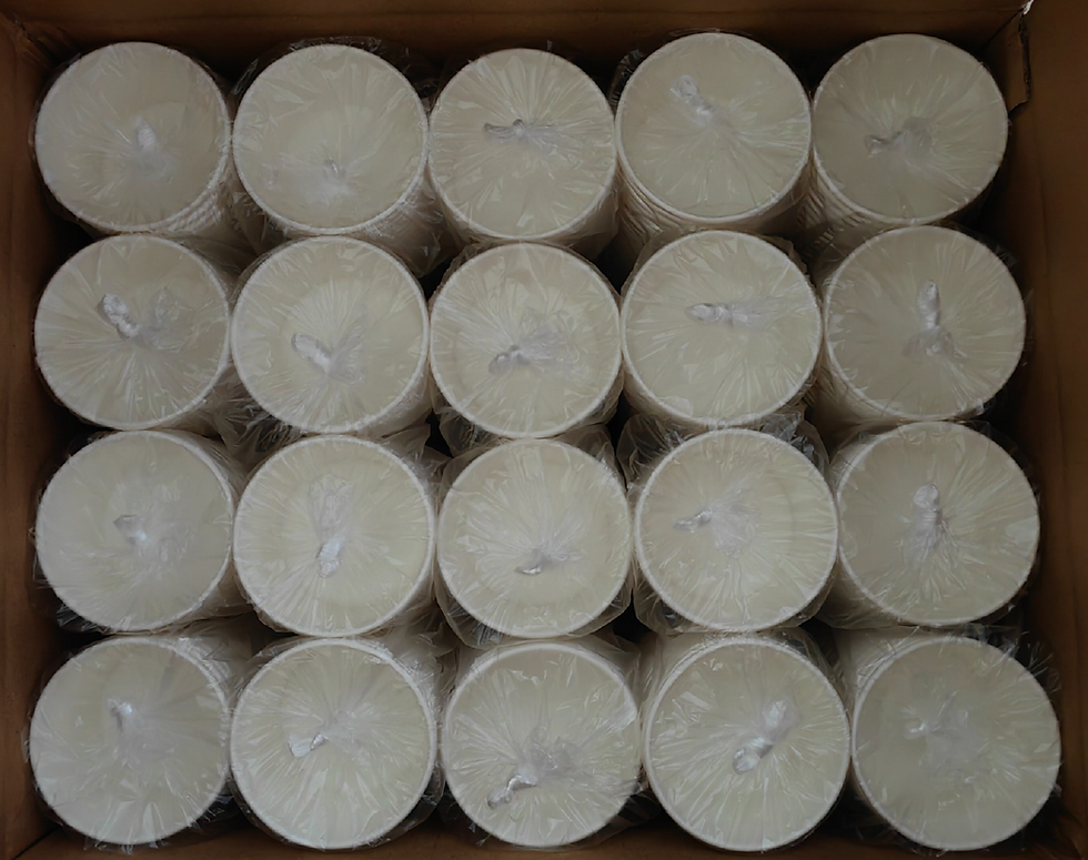 Thumbnail: 4oz White Ice Cream Cups - 1,000/case - 20 sleeves of 50 cups