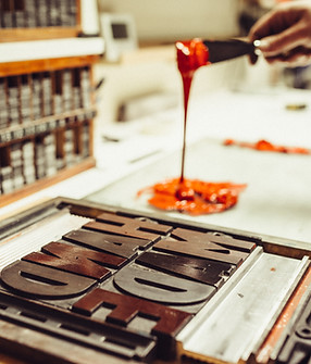 Letterpress Printing Process