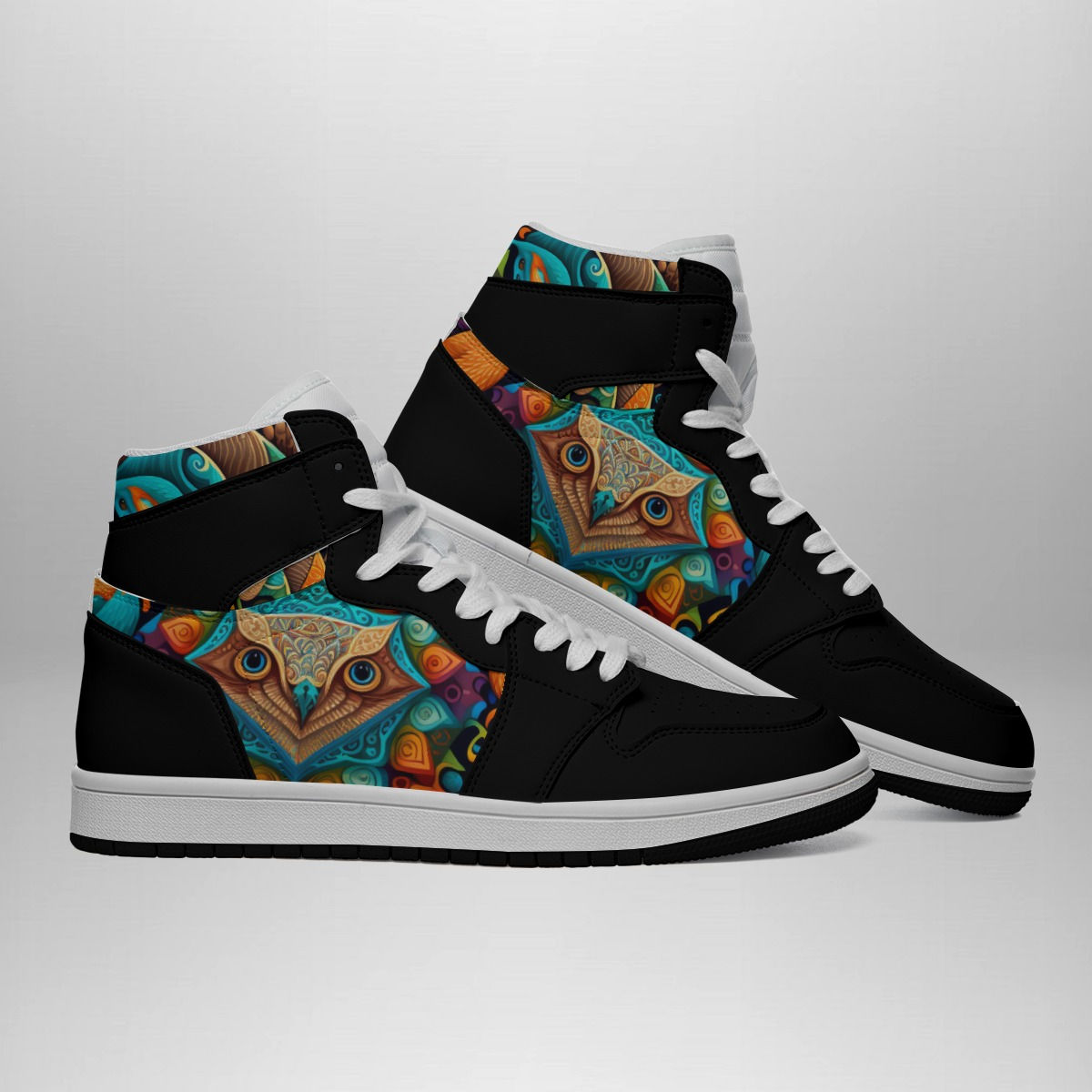 Owl Vibes High Top Shoes