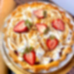 Strawberry Coconut Meringue Pie