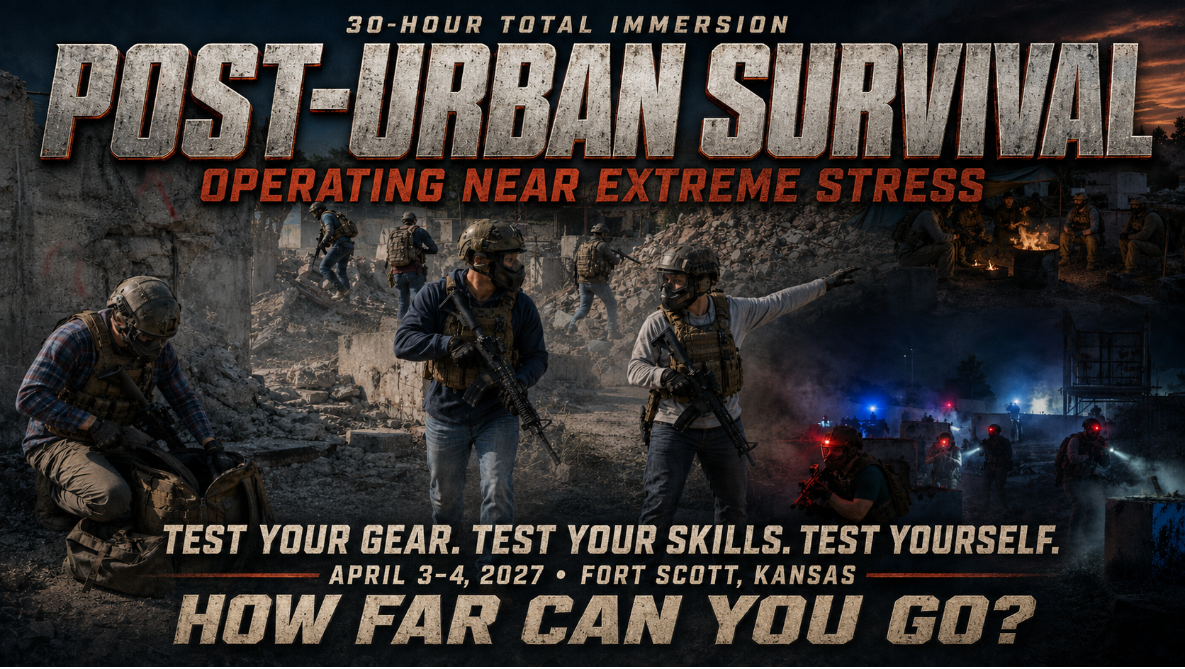 2 Day LVL 3 - Post-Urban Survival O.N.E.S Course – Fort Scott KS
