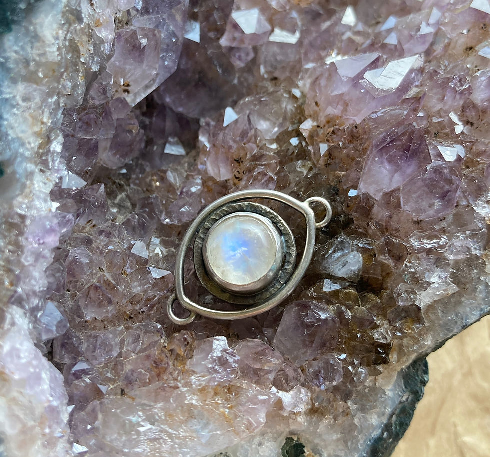 19. Rainbow moonstone eye