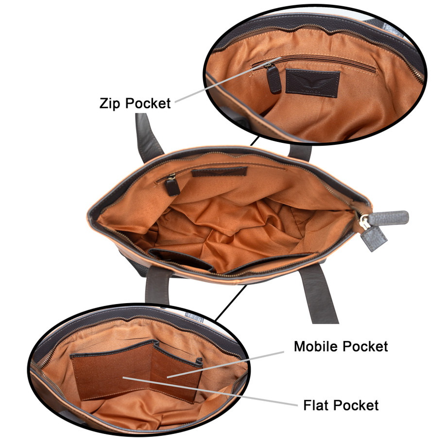 Brown color top view