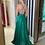 Miniatura: Vestido longo com busto drapeado