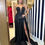 Miniatura: Vestido de Tafetá com elastano  com brilho