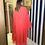Miniatura: Vestido coral com cinto