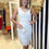Miniatura: Vestido midi rendado com detalhes em tule