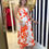 Miniatura: Vestido Midi estampado laranja