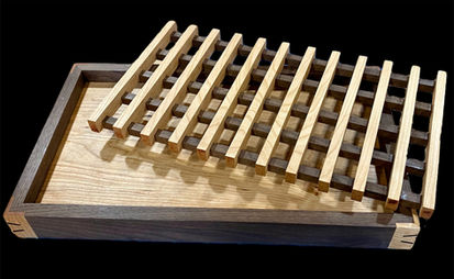 Walnut & Hard Maple Bread Board